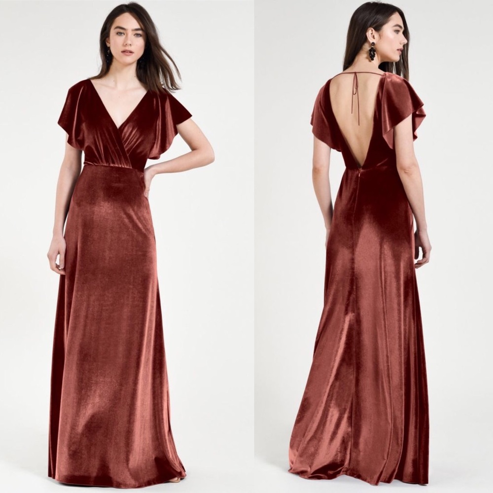 Jenny Yoo Ellis Velvet Dress